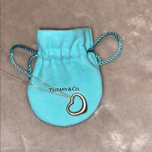 Tiffany & Co. Open Heart Necklace